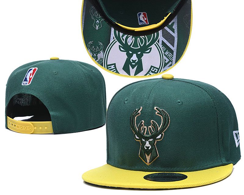 2020 NBA Milwaukee Bucks Hat 20201192->nba hats->Sports Caps